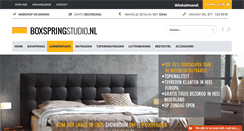 Desktop Screenshot of boxspringstudio.nl