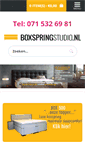 Mobile Screenshot of boxspringstudio.nl